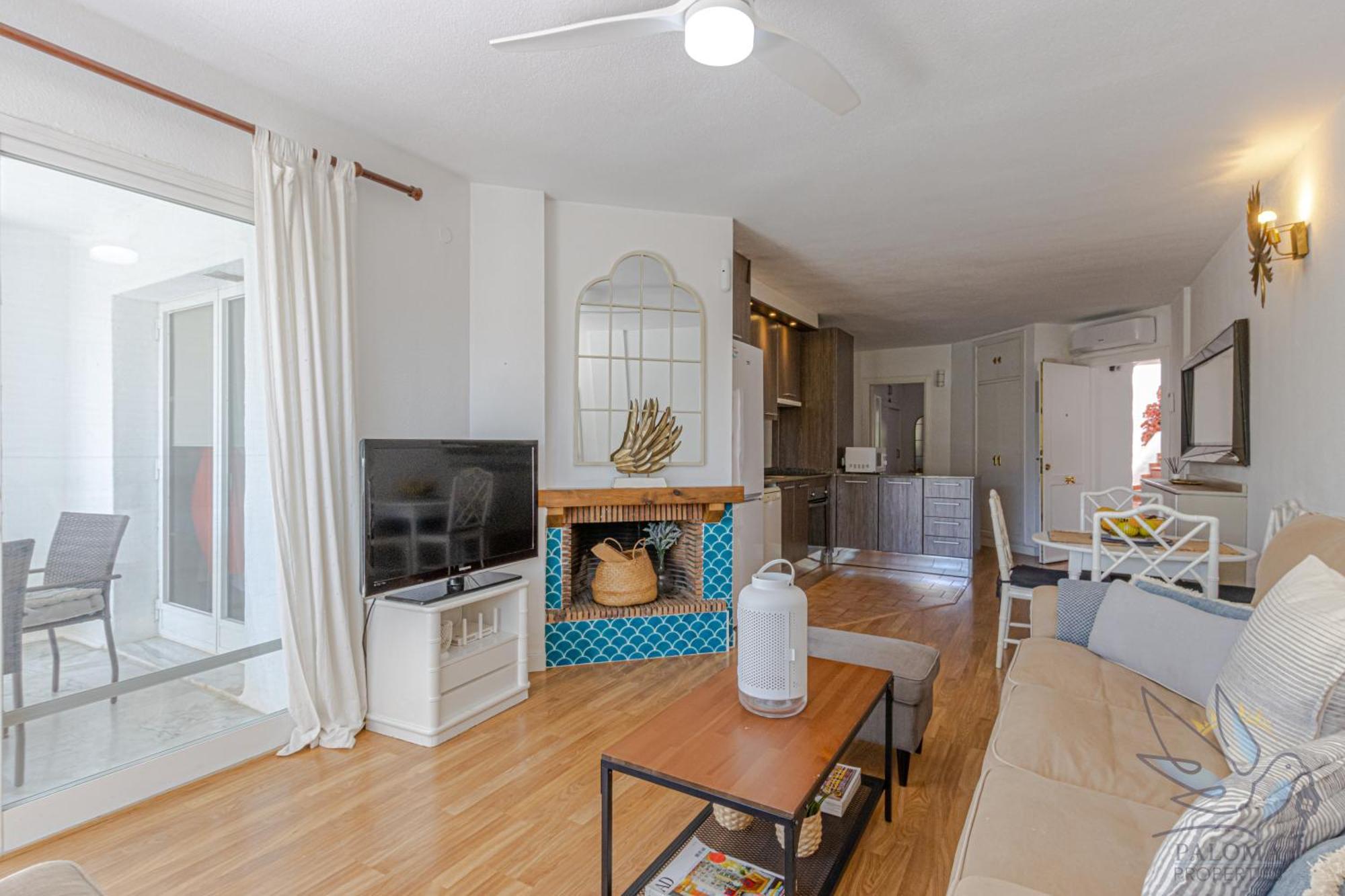 Benalgolf Lovely Apartment In Benalmadena With Sea Views, Excellent Wifi Connection, Private Backyard With Bbq ภายนอก รูปภาพ